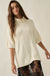 Safe Haven Textured Short-Sleeve Cowl-Neck Sweater - ShopPromesa