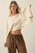 Big Mood Solid Knit Cropped Poncho Sweater - ShopPromesa