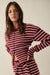 First in Line Striped Knit Snap-Button Cardigan - ShopPromesa