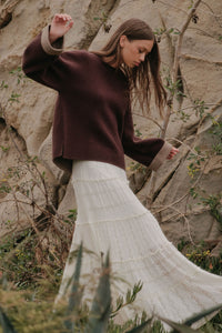 Change Your Mind Solid Knit Contrast-Cuff Sweater - ShopPromesa