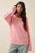 Up to You Fuzzy Ribbed Knit Drop-Shoulder Sweater - ShopPromesa
