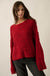 Slow Days Scalloped Ribbed Knit Wide-Sleeve Sweater - ShopPromesa