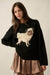 Pug Life Dog-Motif Crewneck Drop-Shoulder Sweater - ShopPromesa