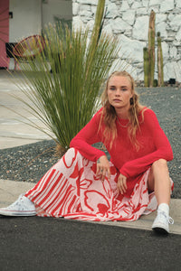 Sheer We Go Lightweight Knit Loose-Fit Sweater - ShopPromesa