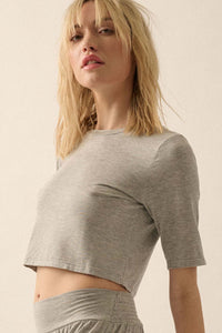 Essential Trends Modal Jersey Cropped Tee - ShopPromesa