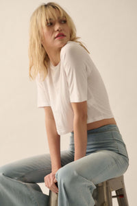 Essential Trends Modal Jersey Cropped Tee - ShopPromesa