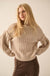 Gracious Heart Chunky Knit Pleated-Sleeve Sweater - ShopPromesa