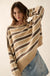 Walk the Line Oversized Striped Knit Sweater - ShopPromesa