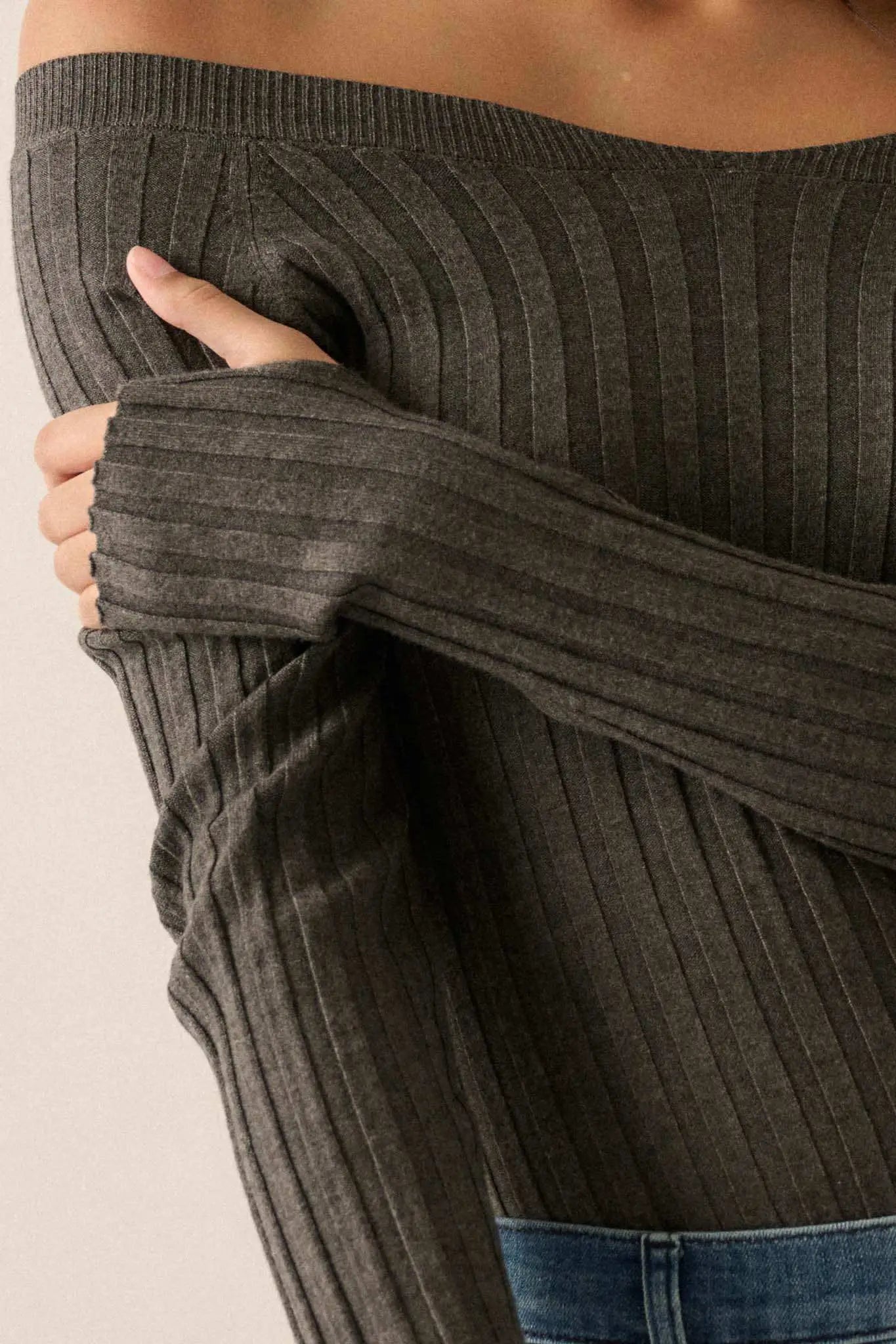 Love Your Life Ribbed Knit Boatneck Bodysuit - ShopPromesa