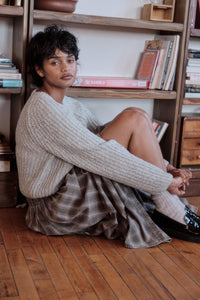 Soft Sunday Ribbed Knit Buttoned V-Neck Cardigan - ShopPromesa