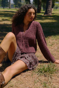 Soft Sunday Ribbed Knit Buttoned V-Neck Cardigan - ShopPromesa