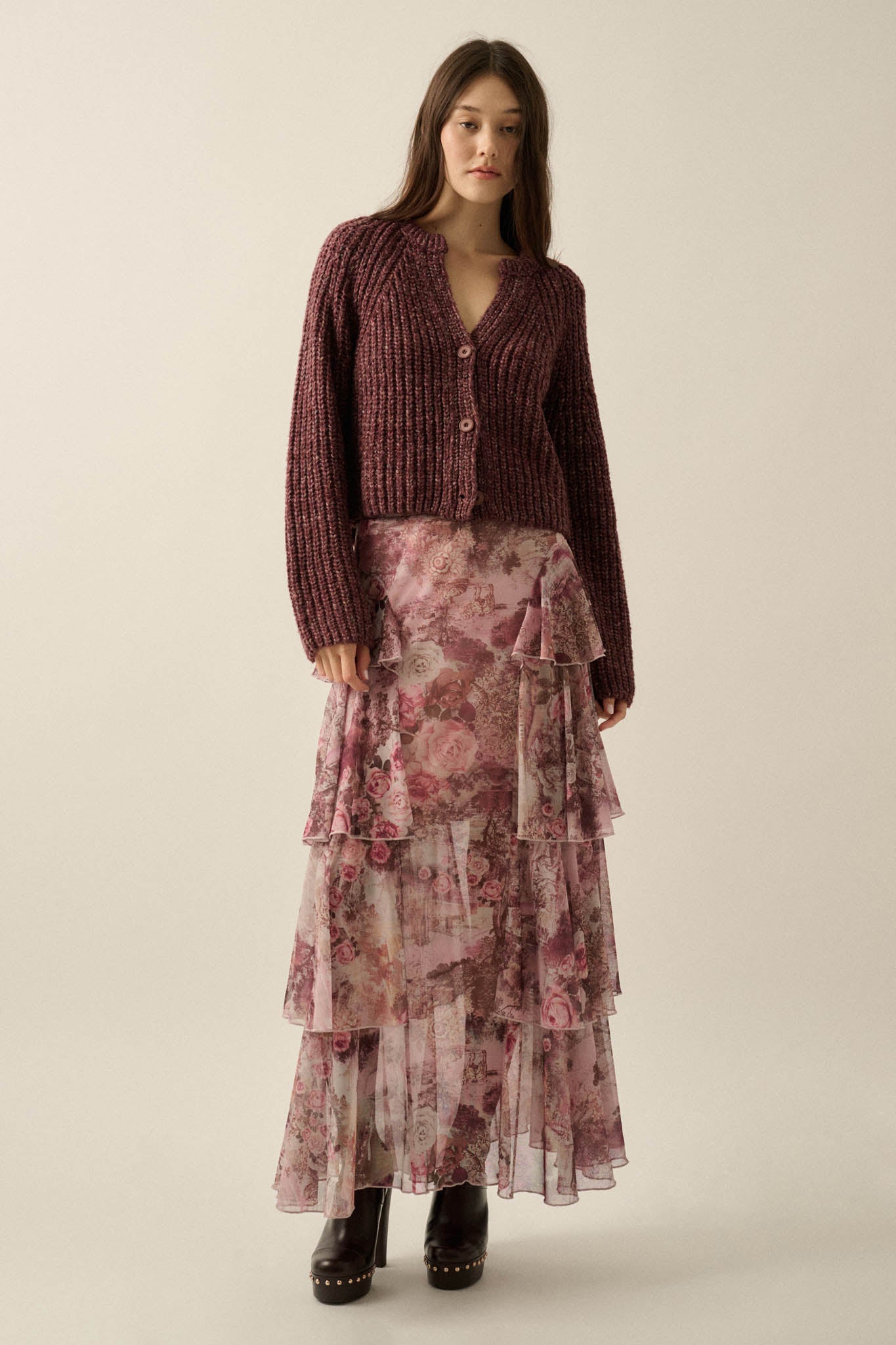 Soft Sunday Ribbed Knit Buttoned V-Neck Cardigan - ShopPromesa