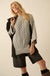 So Together Colorblock Cable Knit Oversize Sweater