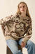 Cuddly Blossoms Oversize Floral Jacquard Sweater - ShopPromesa