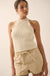 Take It Slow Rib-Knit Halter Sweater Tank Top - ShopPromesa