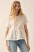 Call Me Angel Bow-Embroidered Babydoll Top - ShopPromesa