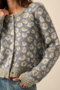Animal Nature Leopard Jacquard-Knit Cardigan - ShopPromesa