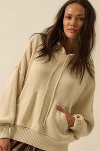 Easy to Please Kangaroo Pocket Hoodie Sweater - ShopPromesa
