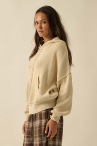 Easy to Please Kangaroo Pocket Hoodie Sweater - ShopPromesa