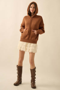 Easy to Please Kangaroo Pocket Hoodie Sweater - ShopPromesa