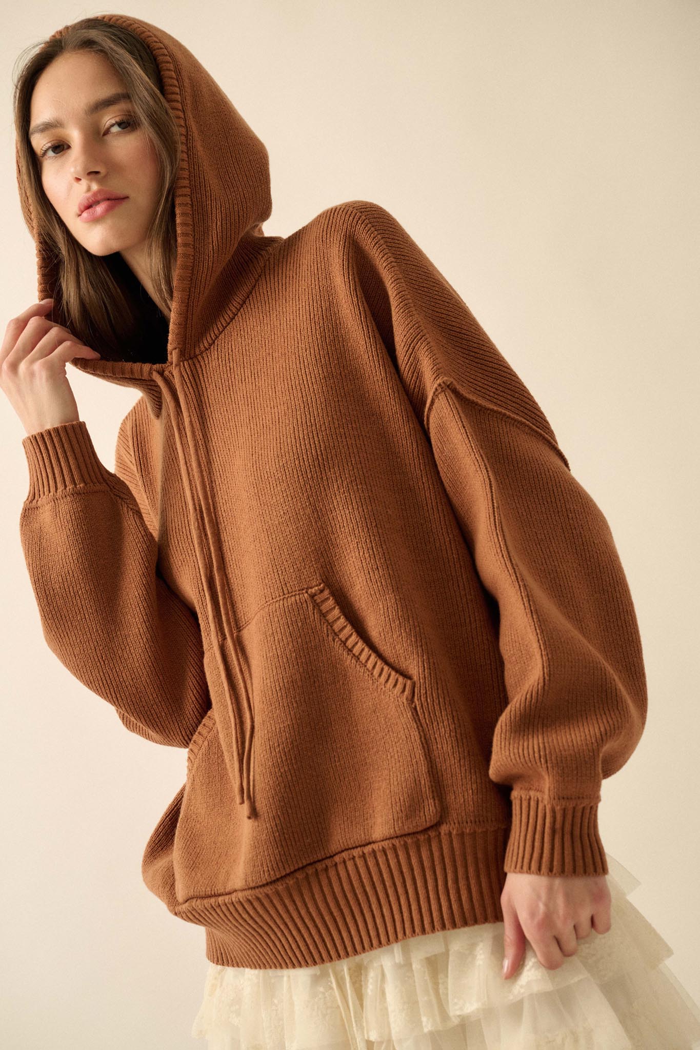 Easy to Please Kangaroo Pocket Hoodie Sweater