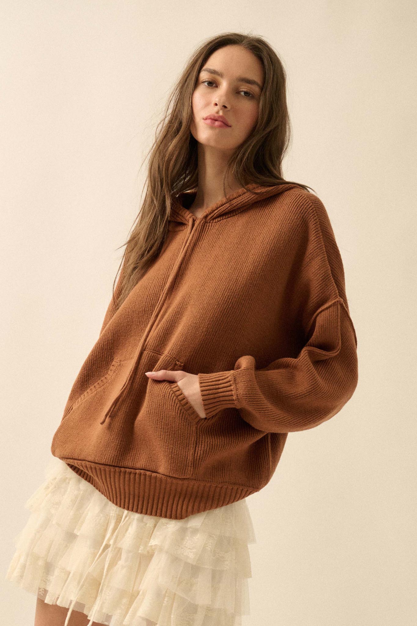 Easy to Please Kangaroo Pocket Hoodie Sweater