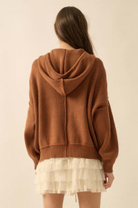 Easy to Please Kangaroo Pocket Hoodie Sweater - ShopPromesa