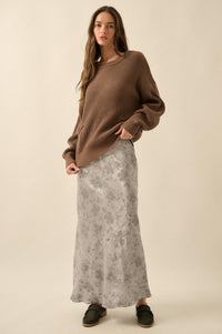 Peaceful Mood Ribbed Knit Exposed-Seam Sweater - ShopPromesa