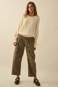 Peaceful Mood Ribbed Knit Exposed-Seam Sweater - ShopPromesa