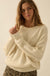 Peaceful Mood Ribbed Knit Exposed-Seam Sweater - ShopPromesa
