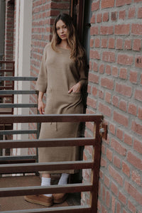 Promise the Label Textured Knit Tunic Sweater - ShopPromesa