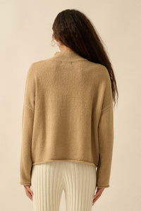 Promise the Label Textured Knit Half-Zip Sweater - ShopPromesa