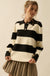 Advantage Line Striped Knit Collared Rugby Sweater - ShopPromesa