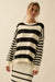 Promise the Label Paneled Striped Sweater - ShopPromesa