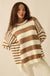Promise the Label Paneled Striped Sweater - ShopPromesa