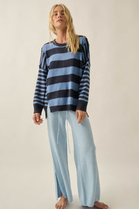 Promise the Label Paneled Striped Sweater - ShopPromesa