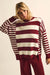 Promise the Label Paneled Striped Sweater - ShopPromesa