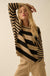 Promise the Label Paneled Striped Sweater - ShopPromesa