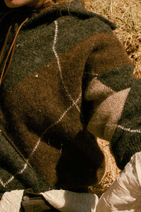 Crossing Paths Argyle Knit Collared Sweater - ShopPromesa