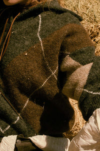 Crossing Paths Argyle Knit Collared Sweater - ShopPromesa