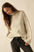 Me Time Paneled Exposed-Seam Mock-Neck Sweater - ShopPromesa