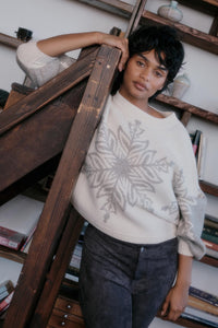 Snow What Snowflake Jacquard-Knit Dolman Sweater - ShopPromesa