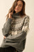 Heathered Hills Fair Isle Mock-Neck Sweater - ShopPromesa