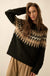 Misty Moors Fair Isle Cable Knit Sweater - ShopPromesa