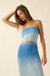 Cross Fade Ombre Ribbed Knit Strapless Tube Top - ShopPromesa