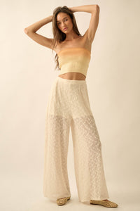 Cross Fade Ombre Ribbed Knit Strapless Tube Top - ShopPromesa