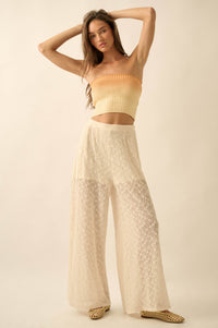Cross Fade Ombre Ribbed Knit Strapless Tube Top - ShopPromesa