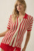 Day in the Sun Striped Crochet-Knit Camp Shirt - ShopPromesa