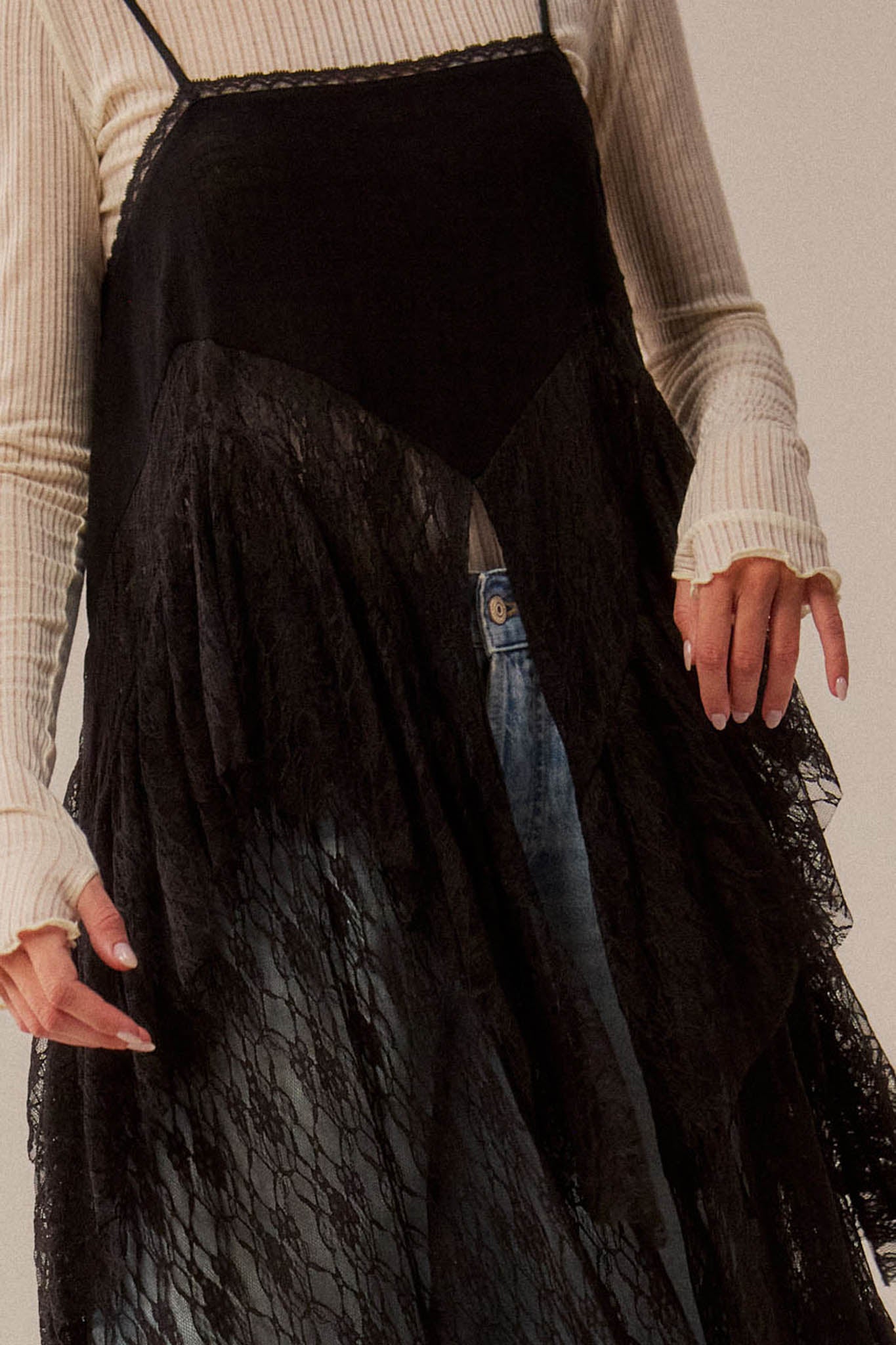 Whispering Winds Sheer Lace Flyaway Maxi Top - ShopPromesa