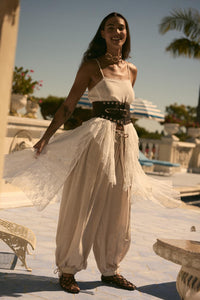 Whispering Winds Sheer Lace Flyaway Maxi Top - ShopPromesa